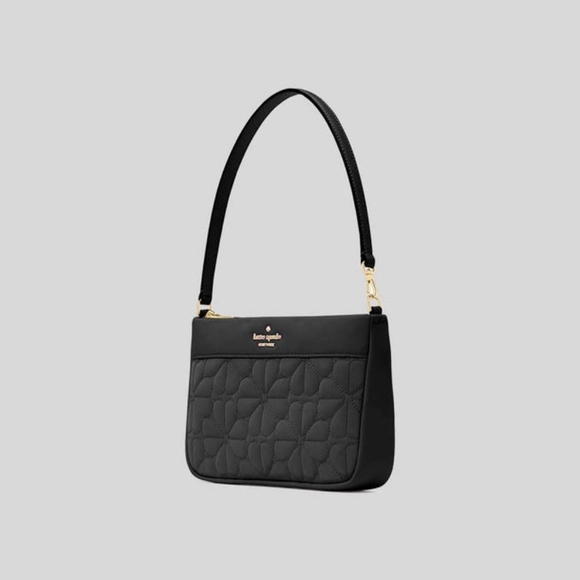 Kate Spade Black Quilted Convertible Wrislet - Picture 2 of 5